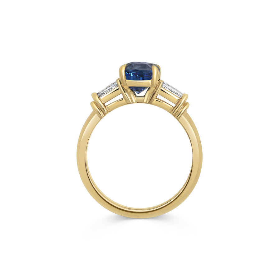 The Bette Ring - 1.59ct Sapphire by East London jeweller Rachel Boston | Discover our collections of unique and timeless engagement rings, wedding rings, and modern fine jewellery. - Rachel Boston Jewellery