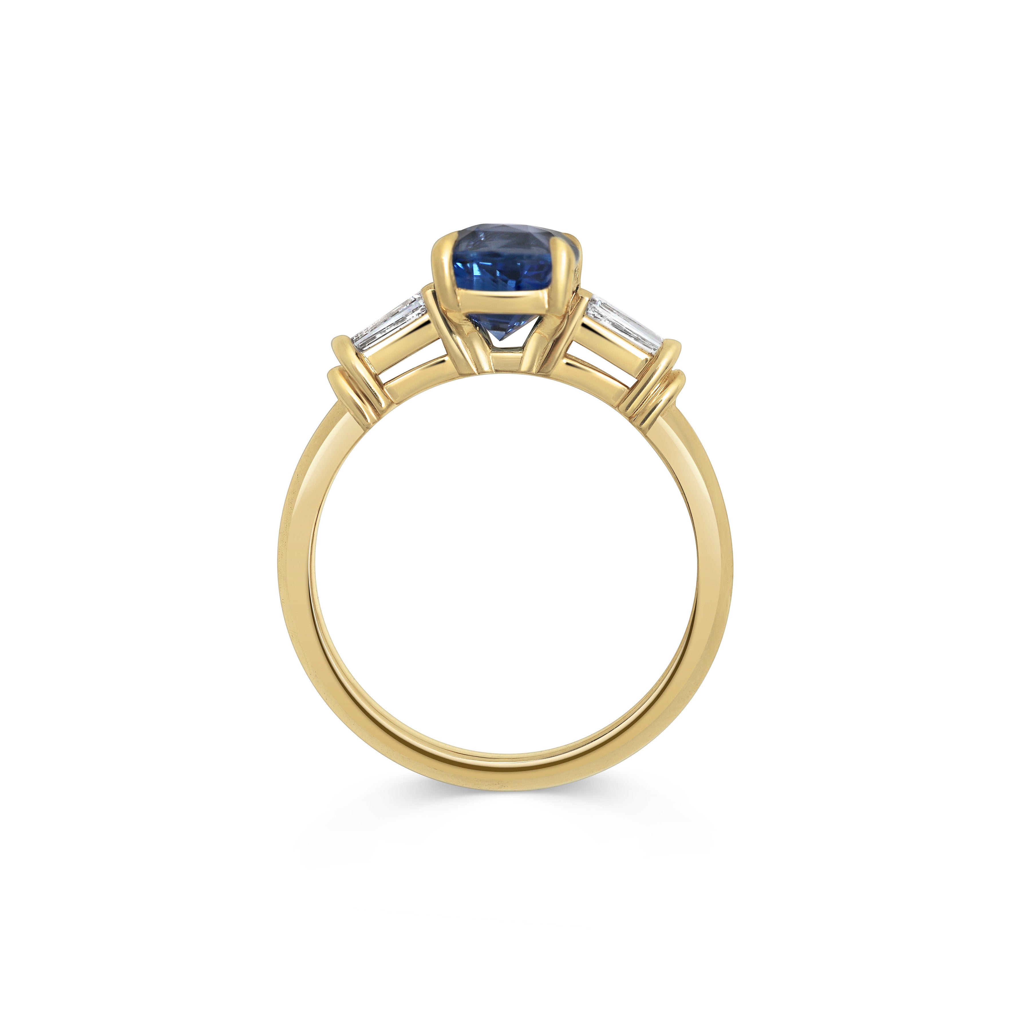 The Bette Ring - 1.59ct Sapphire by East London jeweller Rachel Boston | Discover our collections of unique and timeless engagement rings, wedding rings, and modern fine jewellery.