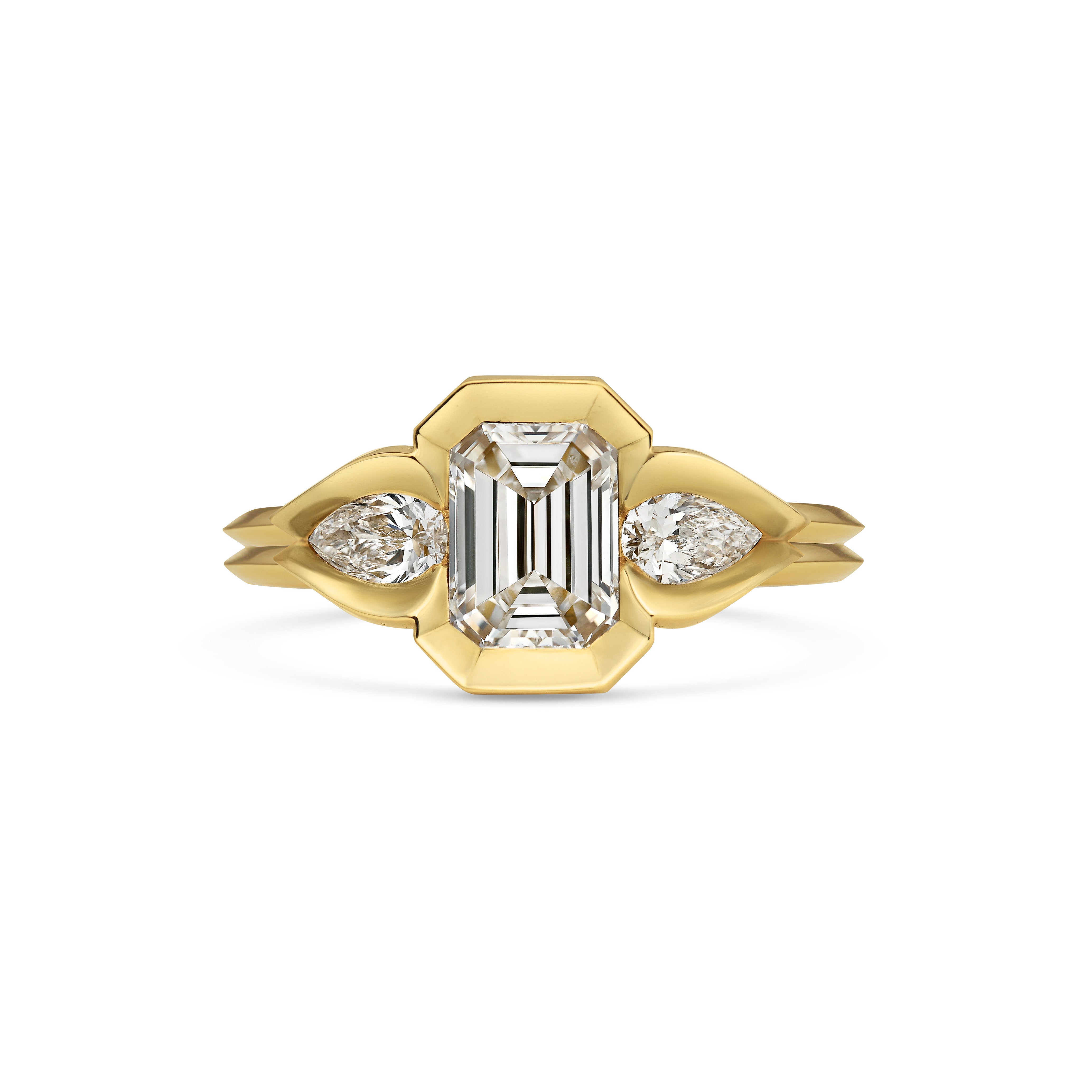 The Blaise Ring by East London jeweller Rachel Boston | Discover our collections of unique and timeless engagement rings, wedding rings, and modern fine jewellery.