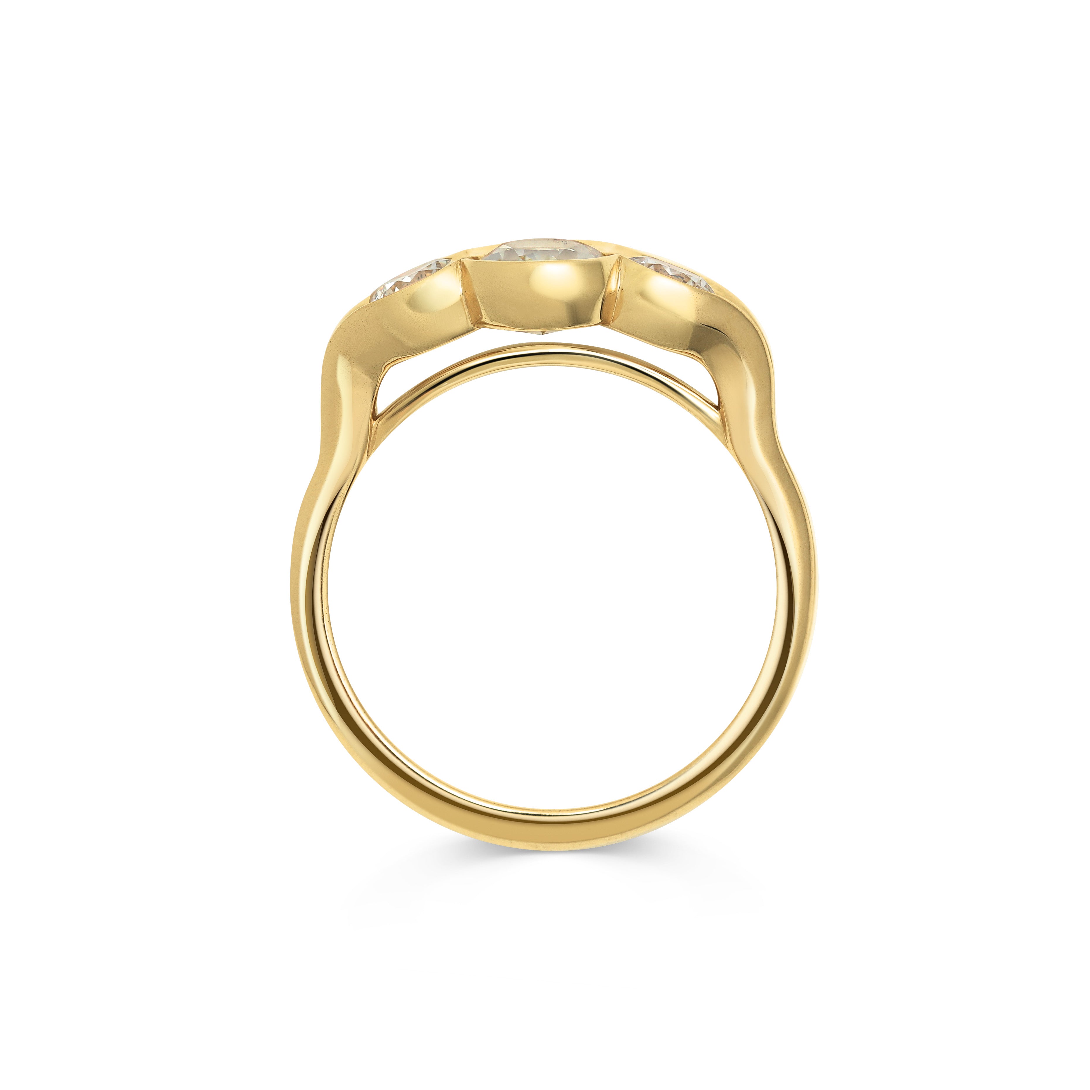 The Blaise Ring by East London jeweller Rachel Boston | Discover our collections of unique and timeless engagement rings, wedding rings, and modern fine jewellery.