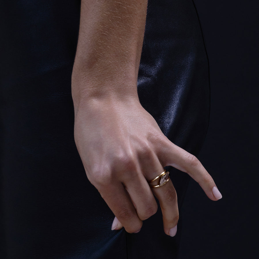 The BREEZE Ring by East London jeweller Rachel Boston | Discover our collections of unique and timeless engagement rings, wedding rings, and modern fine jewellery. - Rachel Boston Jewellery