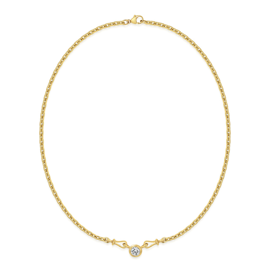 The CADENCE NECKLACE - SINGLE by East London jeweller Rachel Boston | Discover our collections of unique and timeless engagement rings, wedding rings, and modern fine jewellery. - Rachel Boston Jewellery