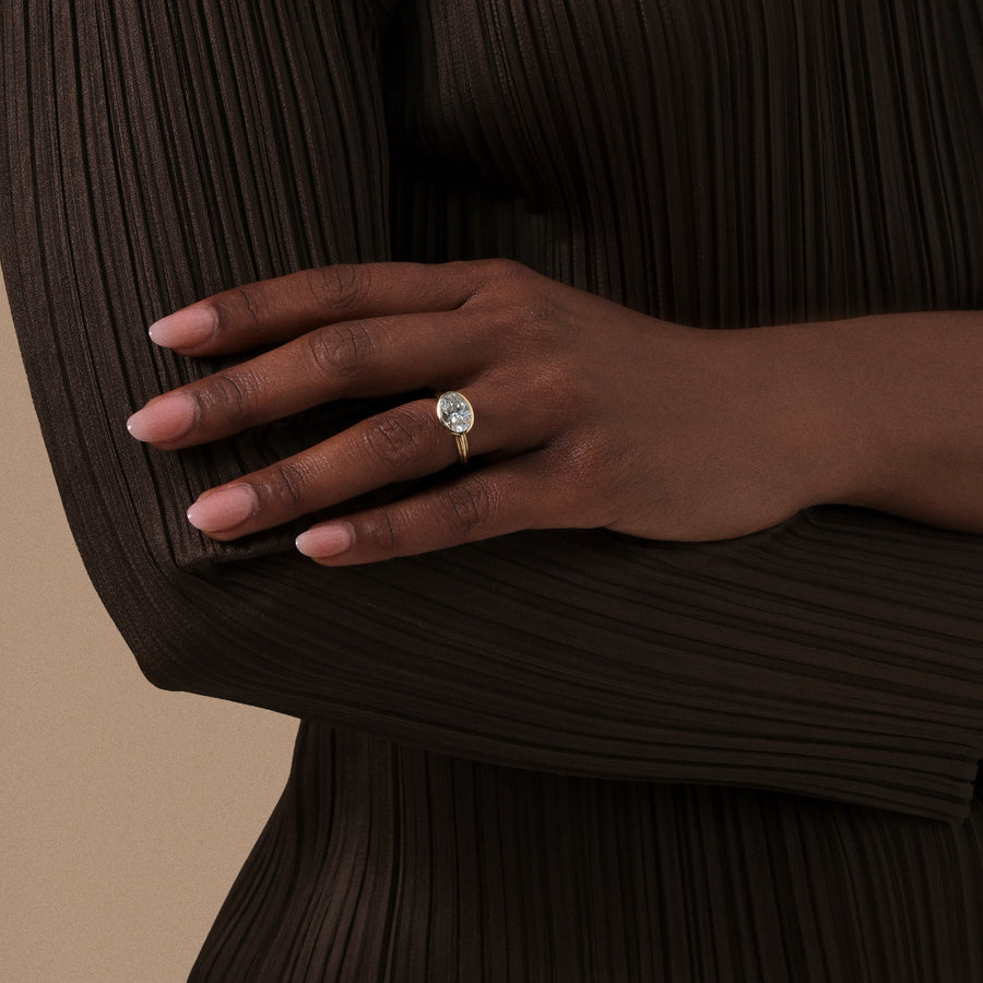 The Celeste Ring by East London jeweller Rachel Boston | Discover our collections of unique and timeless engagement rings, wedding rings, and modern fine jewellery. - Rachel Boston Jewellery