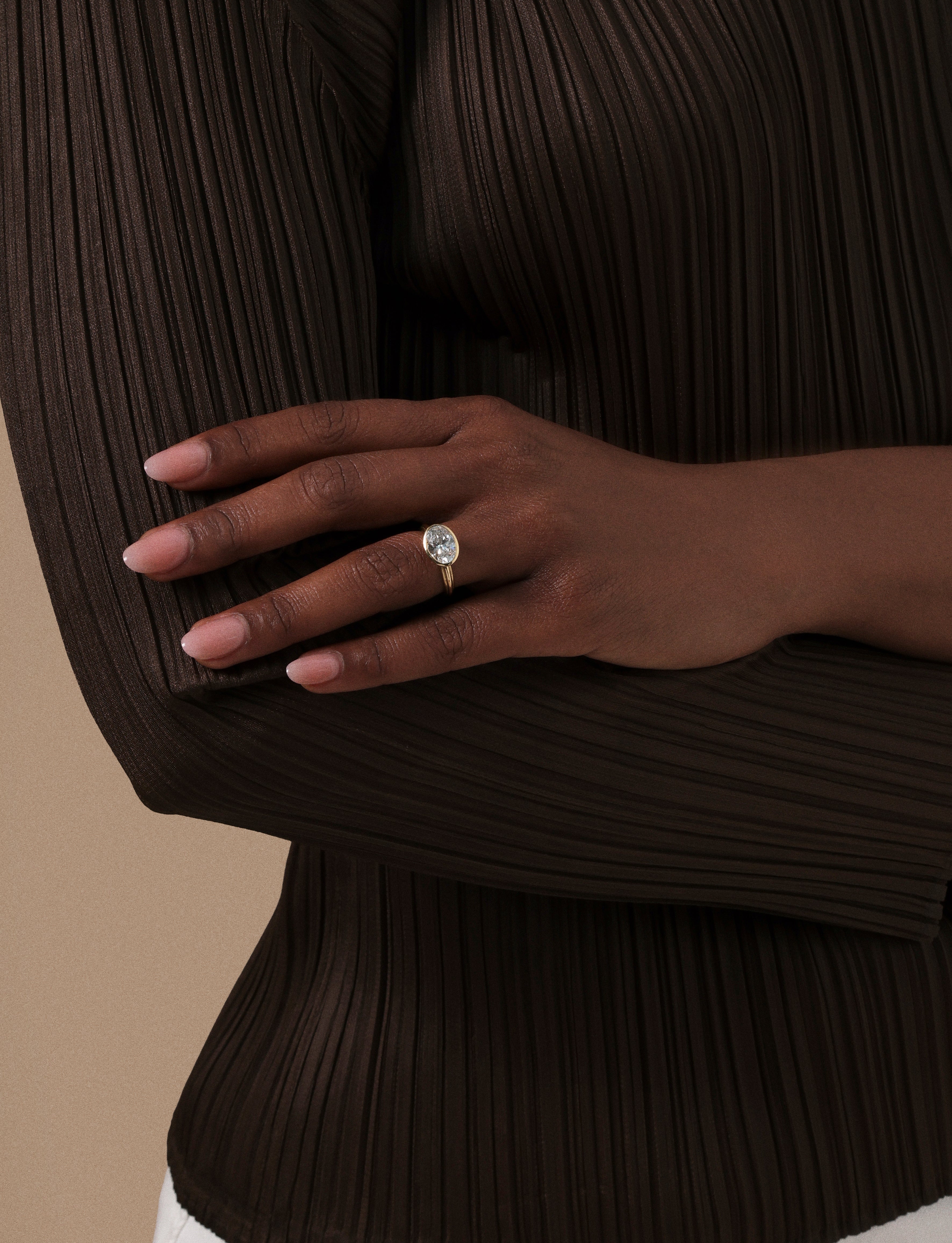 The Celeste Ring by East London jeweller Rachel Boston | Discover our collections of unique and timeless engagement rings, wedding rings, and modern fine jewellery.