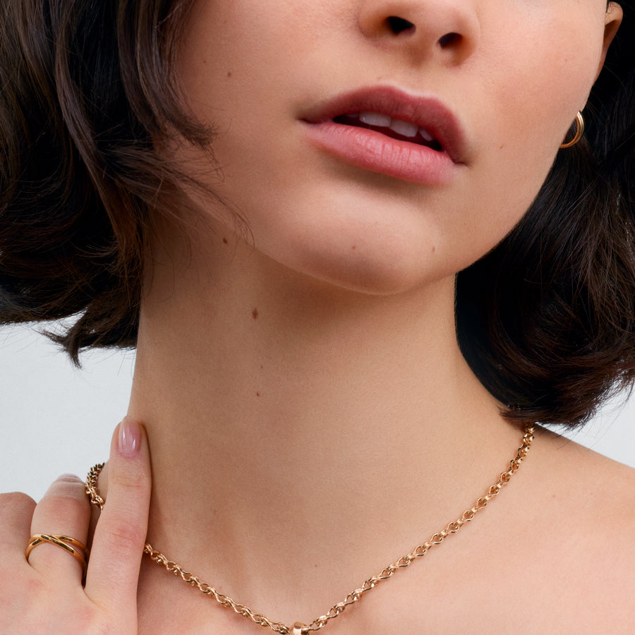 The Chunky Charm Pendant - Marquise Cut by East London jeweller Rachel Boston | Discover our collections of unique and timeless engagement rings, wedding rings, and modern fine jewellery. - Rachel Boston Jewellery