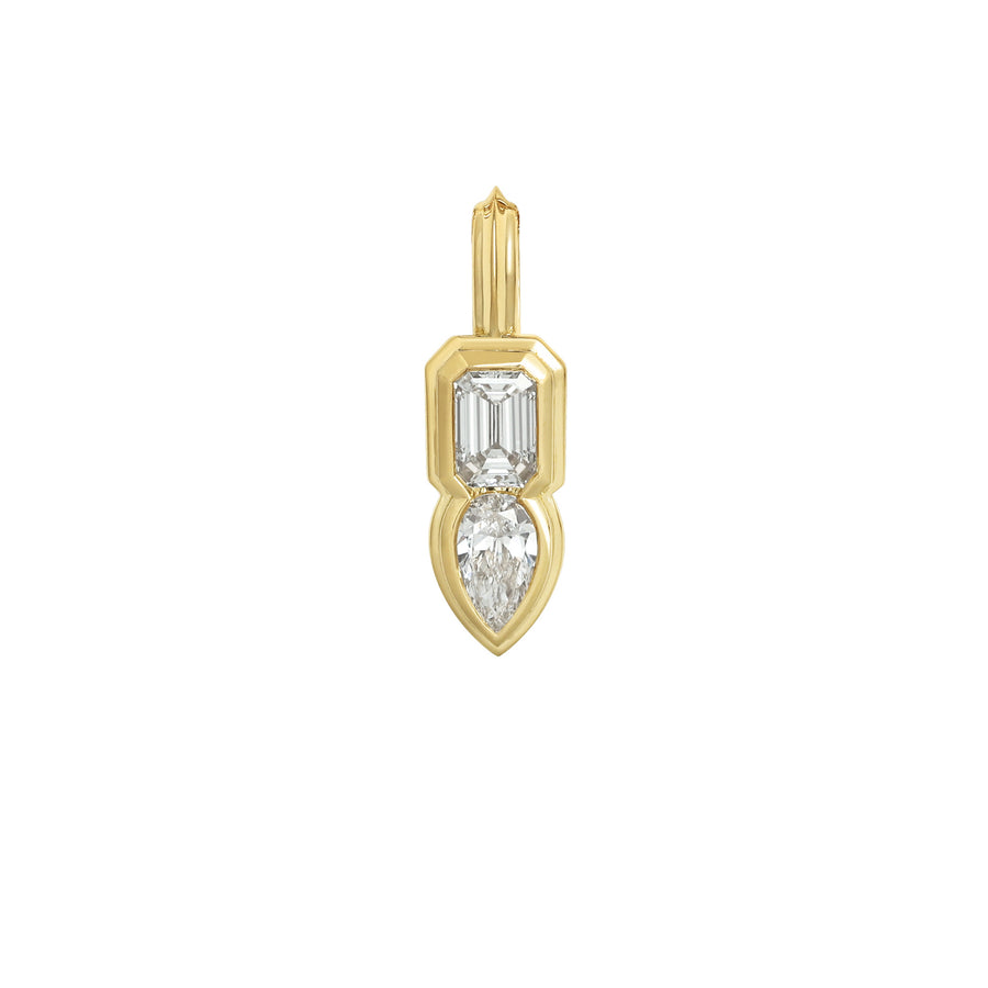The DUET PENDANT - DOUBLE LINE by East London jeweller Rachel Boston | Discover our collections of unique and timeless engagement rings, wedding rings, and modern fine jewellery. - Rachel Boston Jewellery
