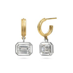 ECHO Earrings  - Emerald Cut