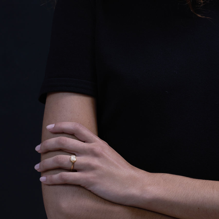 The EQUINOX Ring by East London jeweller Rachel Boston | Discover our collections of unique and timeless engagement rings, wedding rings, and modern fine jewellery. - Rachel Boston Jewellery