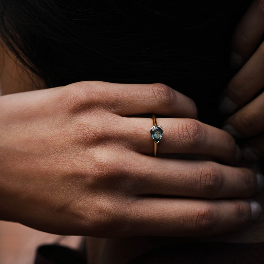 The Iara Ring by East London jeweller Rachel Boston | Discover our collections of unique and timeless engagement rings, wedding rings, and modern fine jewellery. - Rachel Boston Jewellery