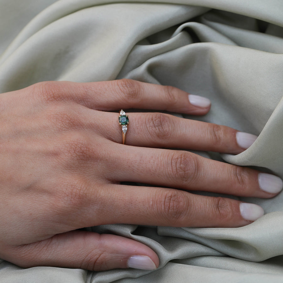 The Japurá Ring by East London jeweller Rachel Boston | Discover our collections of unique and timeless engagement rings, wedding rings, and modern fine jewellery. - Rachel Boston Jewellery