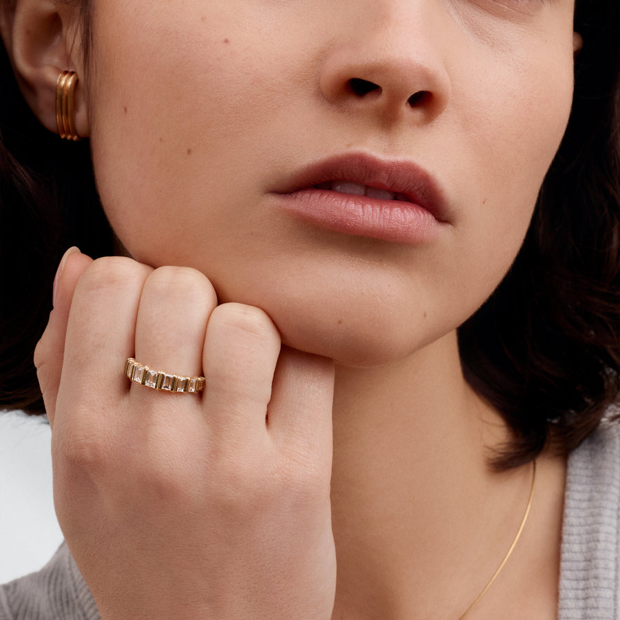 The Chunky Charm Pendant - Sapphire 2.33ct by East London jeweller Rachel Boston | Discover our collections of unique and timeless engagement rings, wedding rings, and modern fine jewellery. - Rachel Boston Jewellery