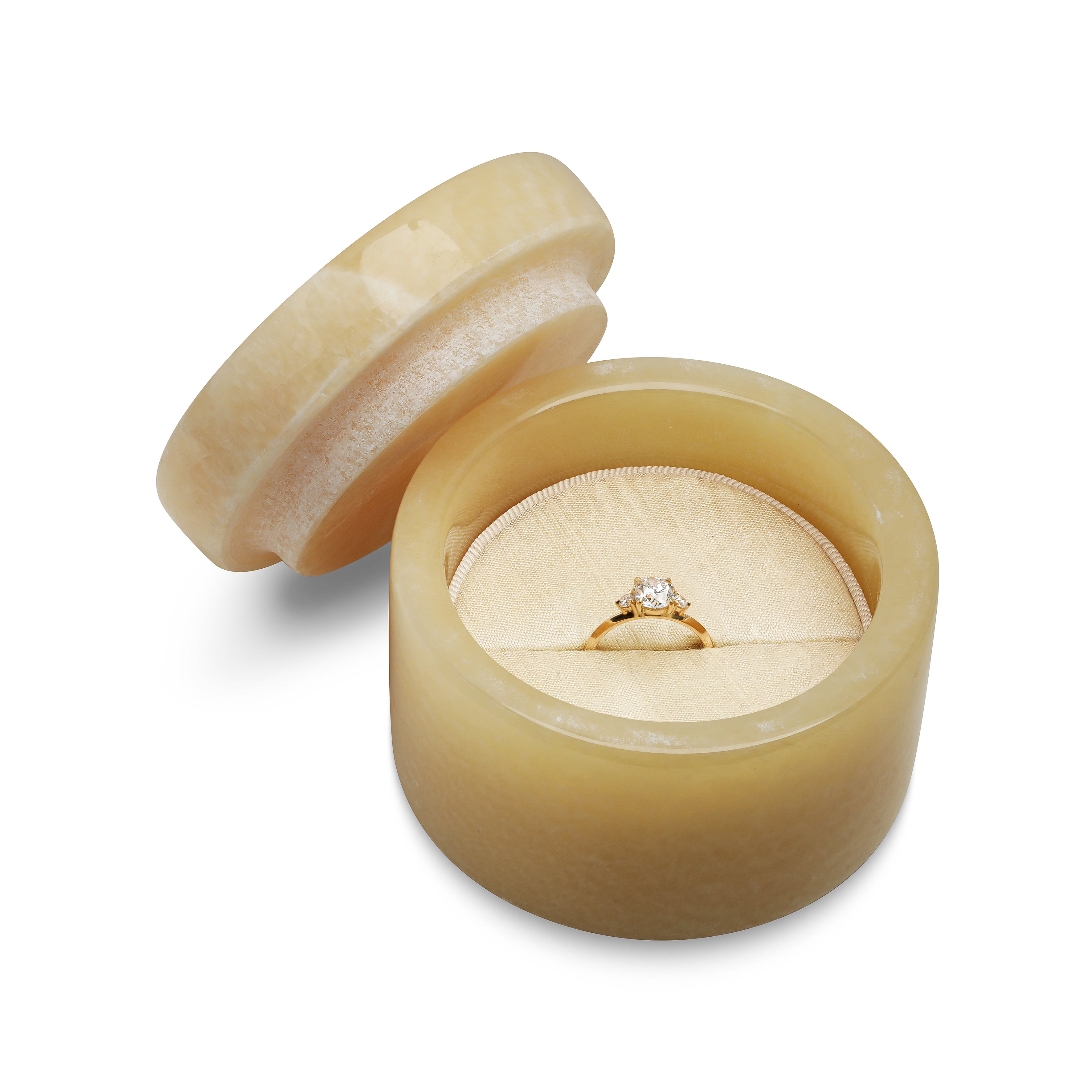 The Jewellery Box - Alabaster Stone - 4/8 by East London jeweller Rachel Boston | Discover our collections of unique and timeless engagement rings, wedding rings, and modern fine jewellery.