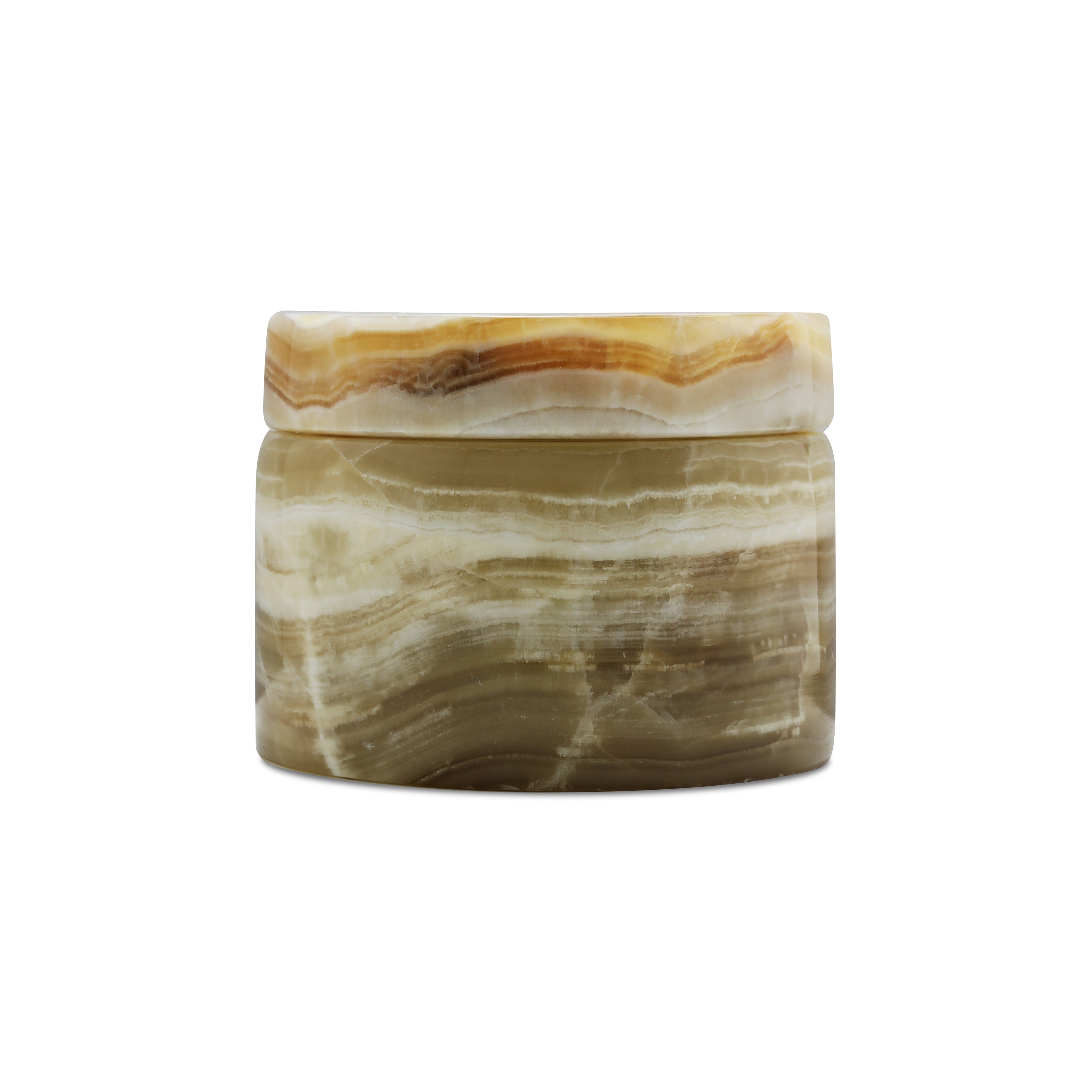 The Jewellery Box - Yellow Alabaster Stone - 2/5 by East London jeweller Rachel Boston | Discover our collections of unique and timeless engagement rings, wedding rings, and modern fine jewellery.