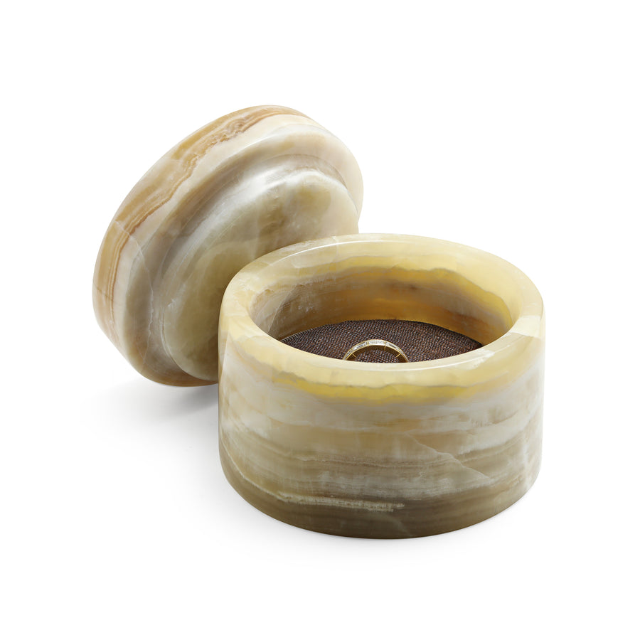 The Jewellery Box - Yellow Alabaster Stone - 2/5 by East London jeweller Rachel Boston | Discover our collections of unique and timeless engagement rings, wedding rings, and modern fine jewellery. - Rachel Boston Jewellery