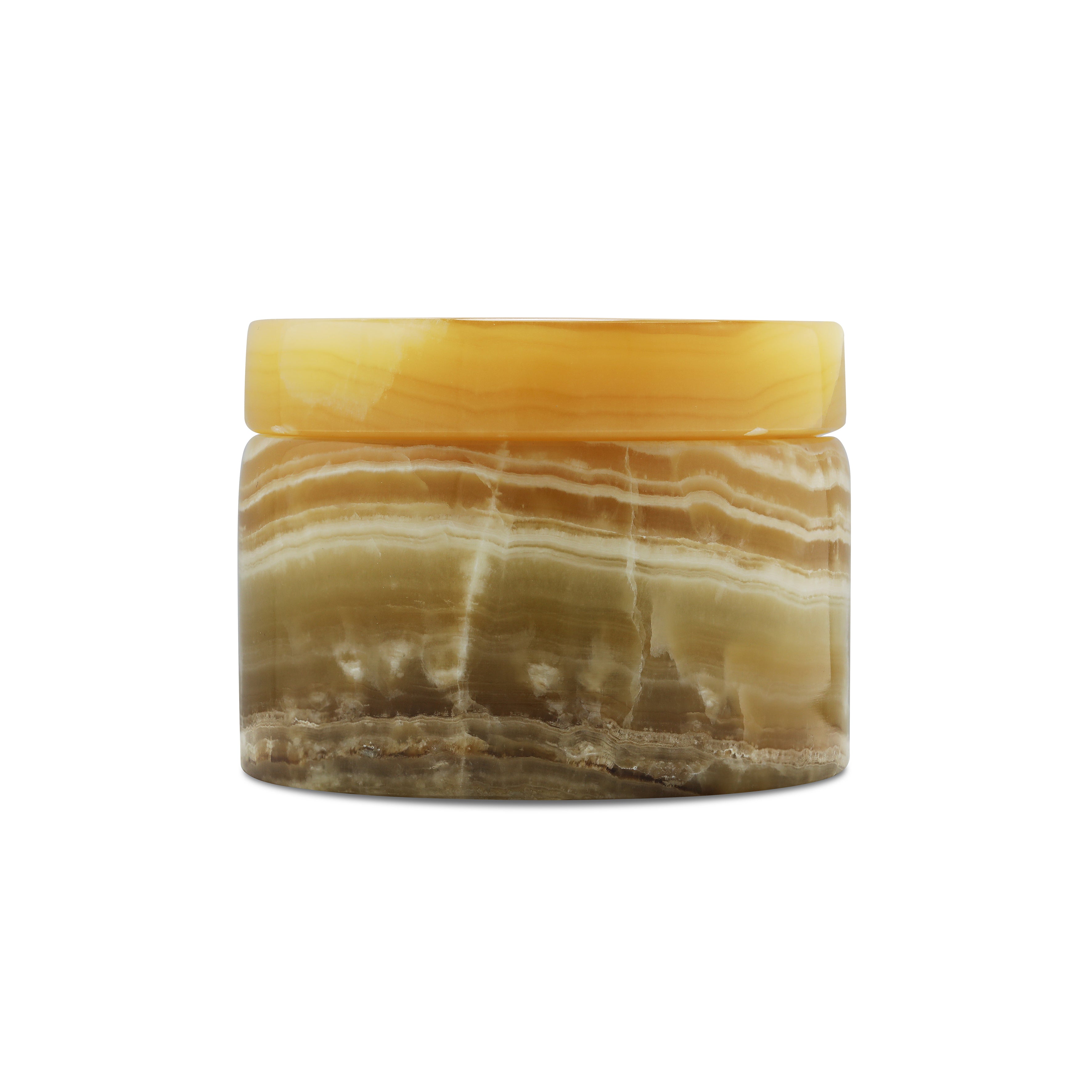 The Jewellery Box - Yellow Alabaster Stone - 1/5 by East London jeweller Rachel Boston | Discover our collections of unique and timeless engagement rings, wedding rings, and modern fine jewellery.