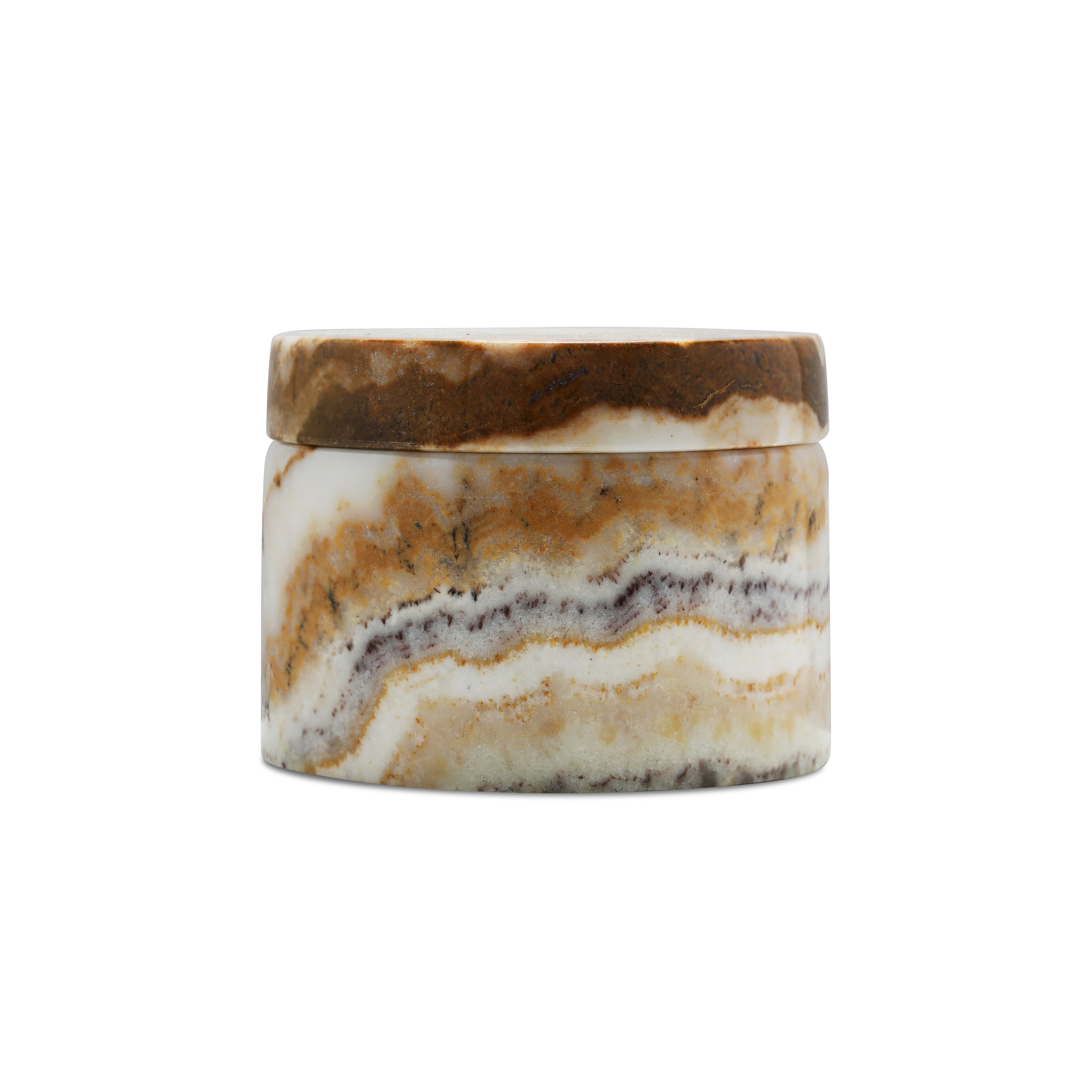 The Jewellery Box - Rose Alabaster Stone - 5/5 by East London jeweller Rachel Boston | Discover our collections of unique and timeless engagement rings, wedding rings, and modern fine jewellery.