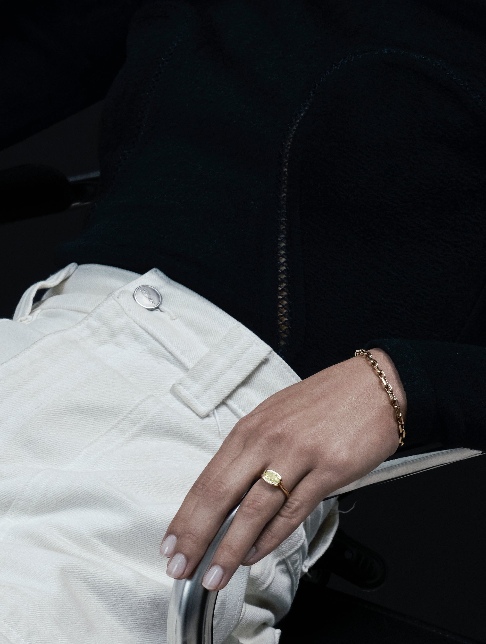The Lumen Ring by East London jeweller Rachel Boston | Discover our collections of unique and timeless engagement rings, wedding rings, and modern fine jewellery.