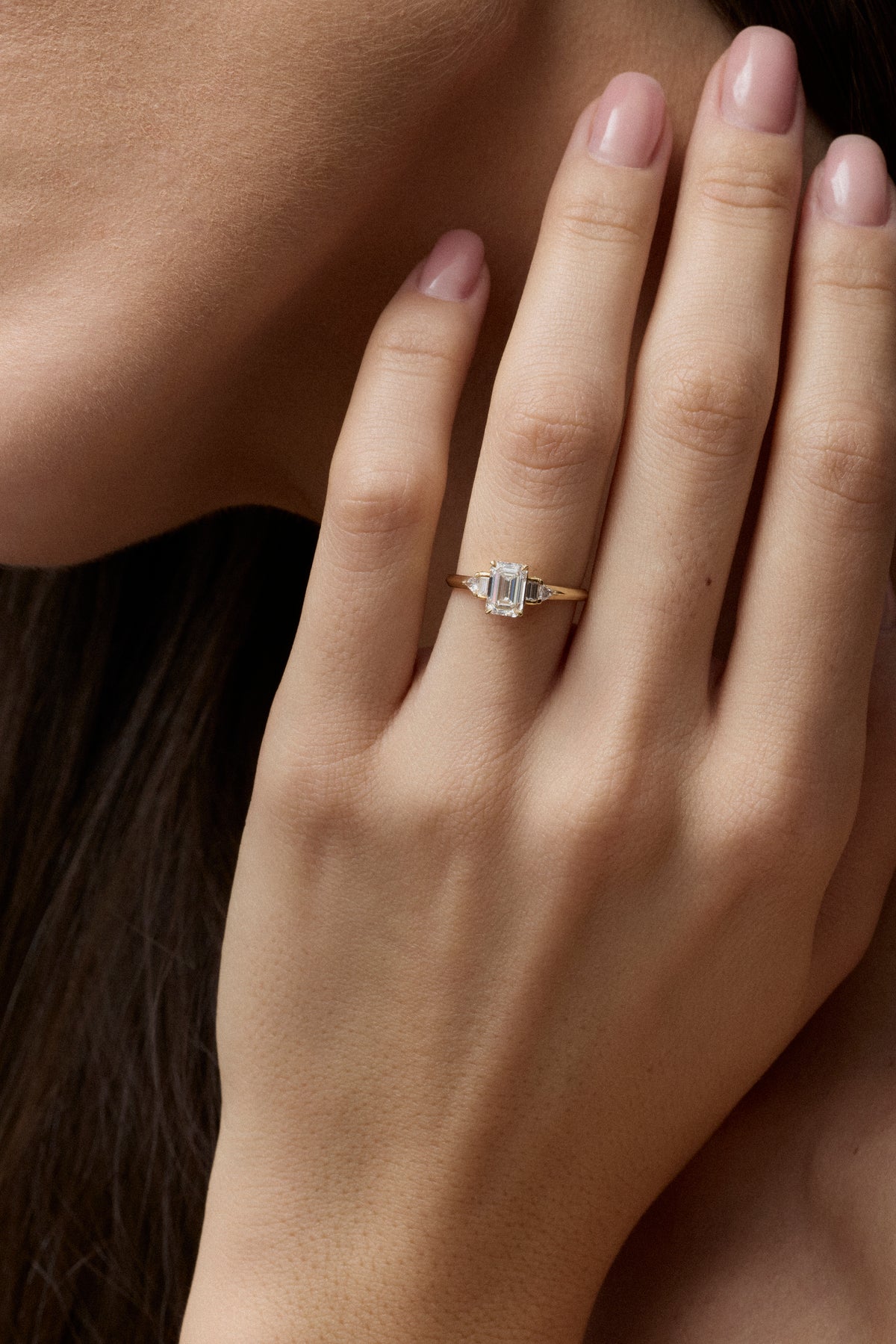 The Maude Ring by East London jeweller Rachel Boston | Discover our collections of unique and timeless engagement rings, wedding rings, and modern fine jewellery.