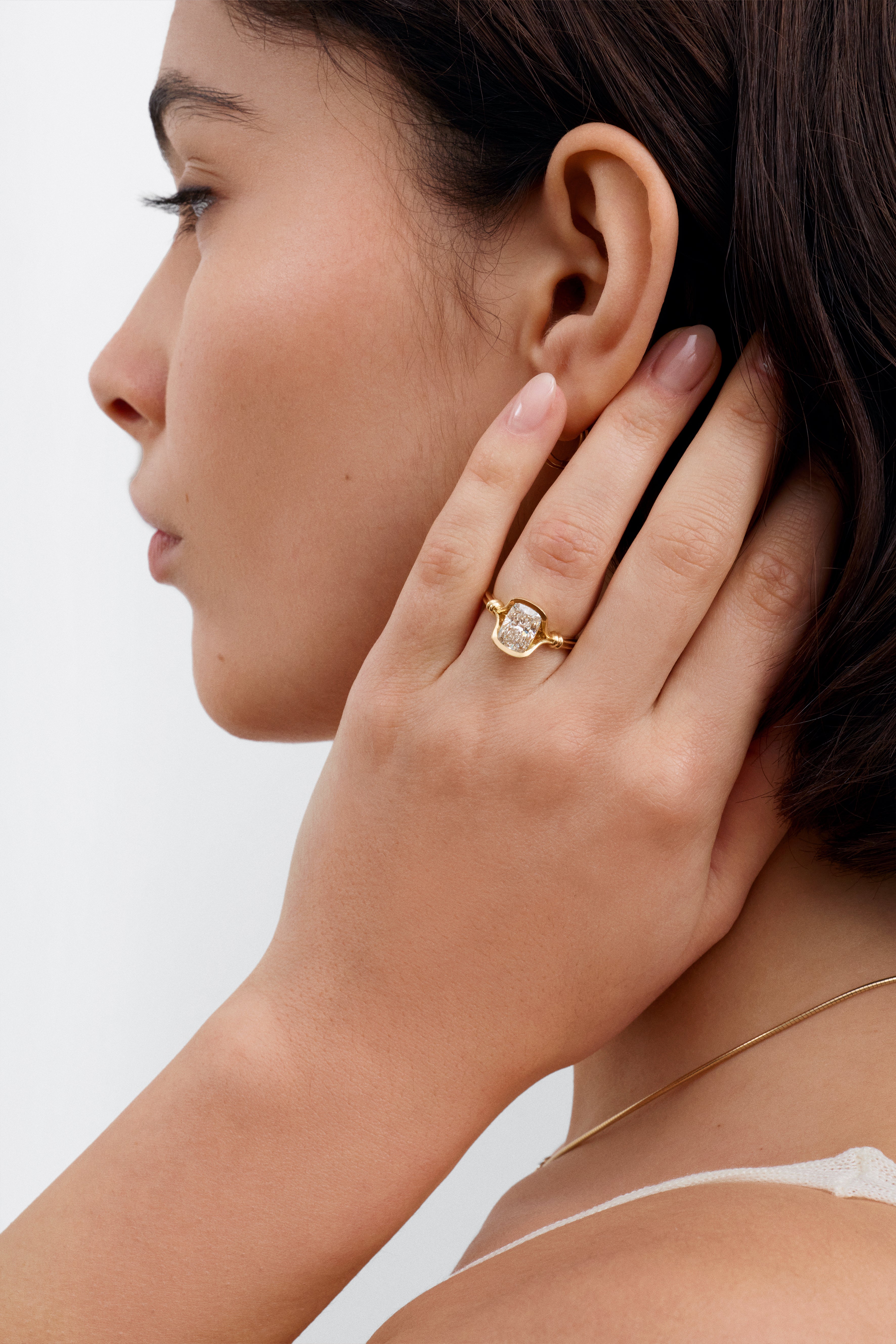 The Olwen Ring - Modern Cut by East London jeweller Rachel Boston | Discover our collections of unique and timeless engagement rings, wedding rings, and modern fine jewellery.
