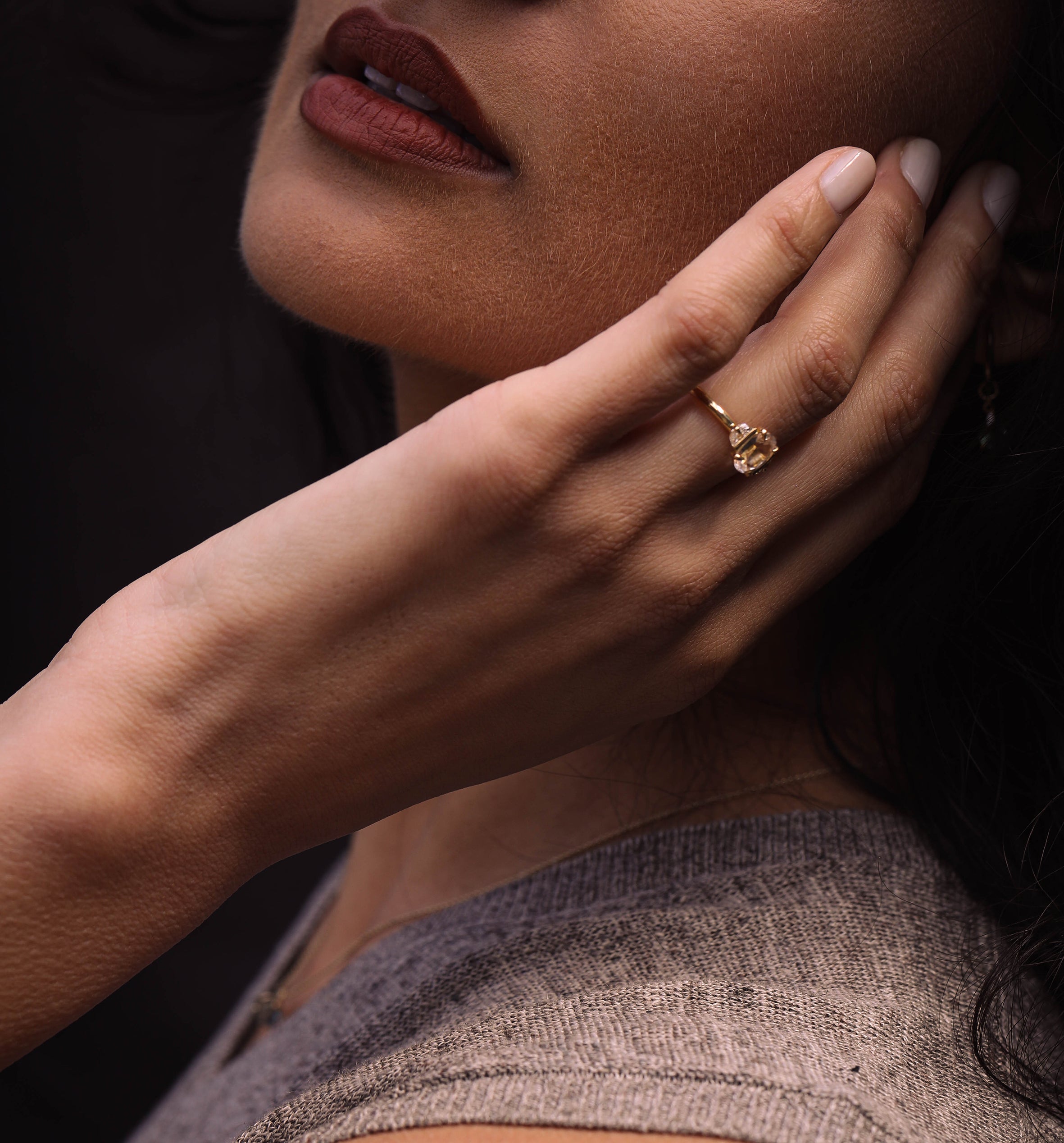 The Pilcomayo Ring by East London jeweller Rachel Boston | Discover our collections of unique and timeless engagement rings, wedding rings, and modern fine jewellery.