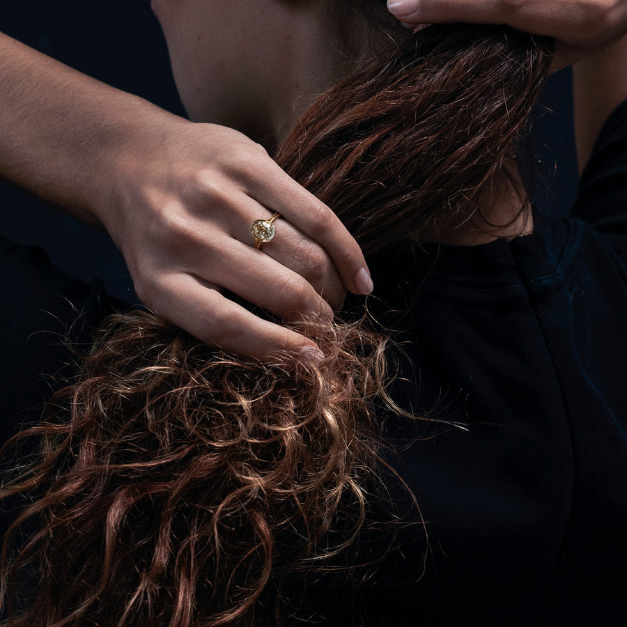 The SIROCCO Ring by East London jeweller Rachel Boston | Discover our collections of unique and timeless engagement rings, wedding rings, and modern fine jewellery. - Rachel Boston Jewellery