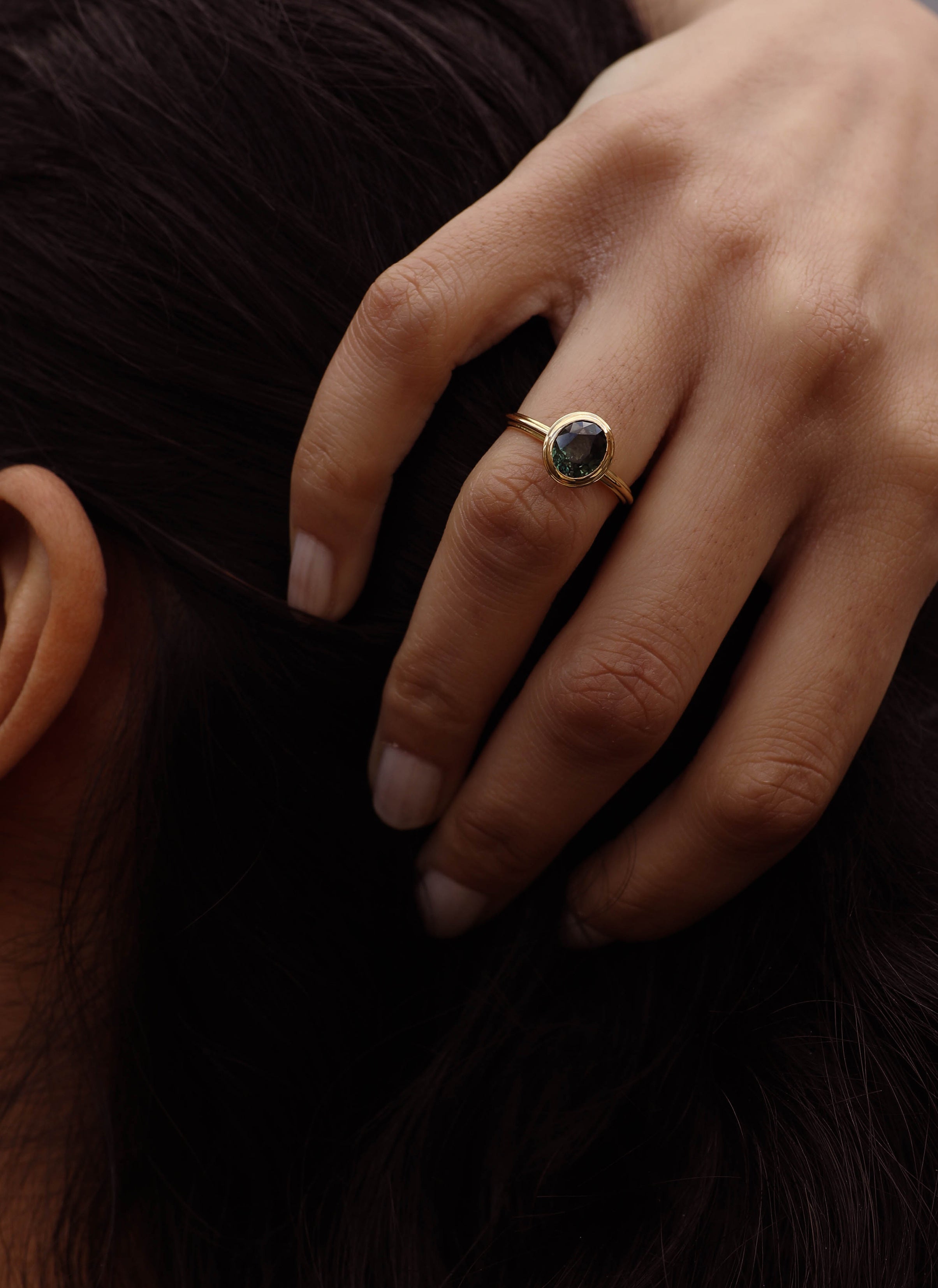 The Tacarigua Ring by East London jeweller Rachel Boston | Discover our collections of unique and timeless engagement rings, wedding rings, and modern fine jewellery.