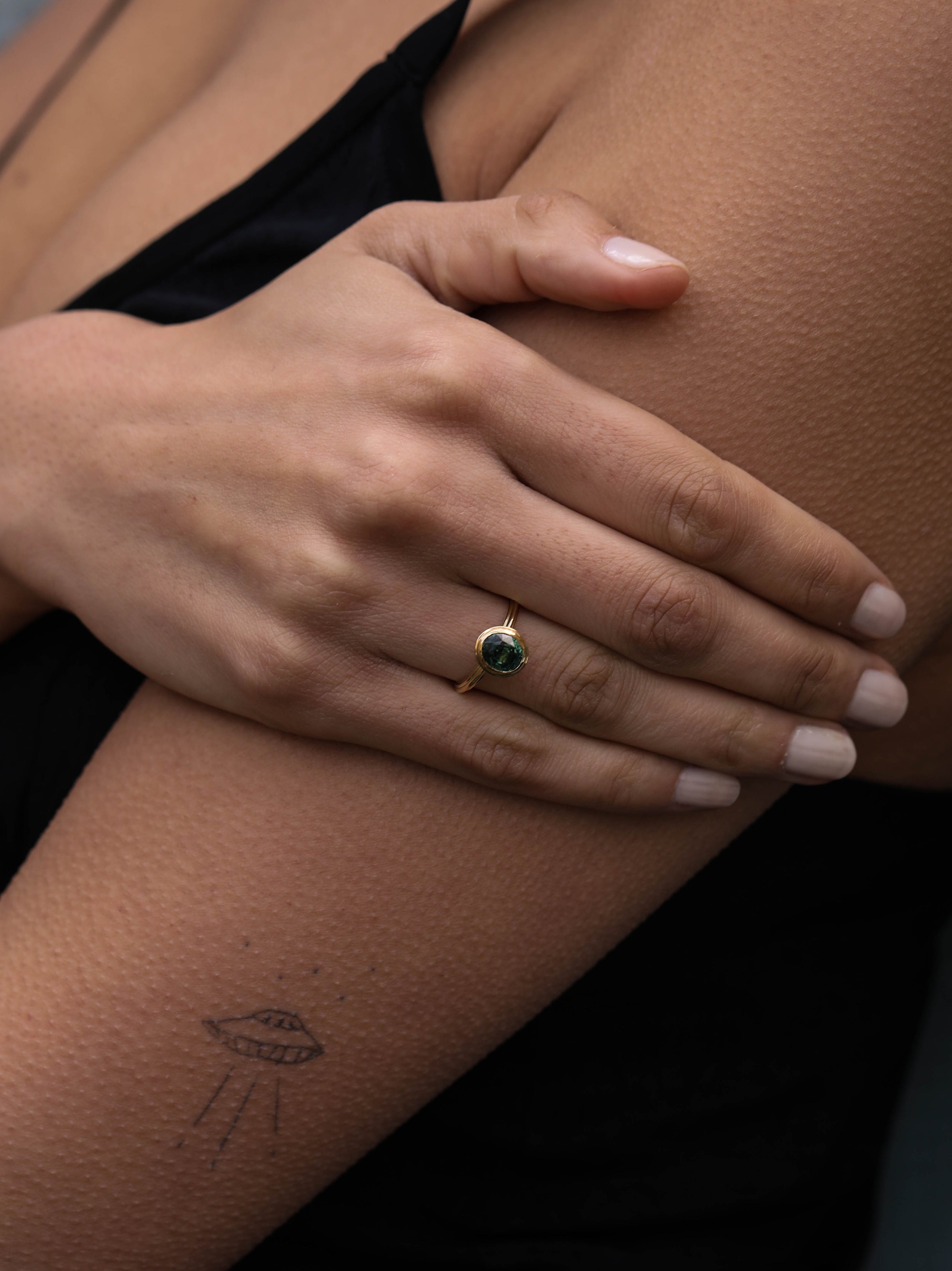 The Tacarigua Ring by East London jeweller Rachel Boston | Discover our collections of unique and timeless engagement rings, wedding rings, and modern fine jewellery.