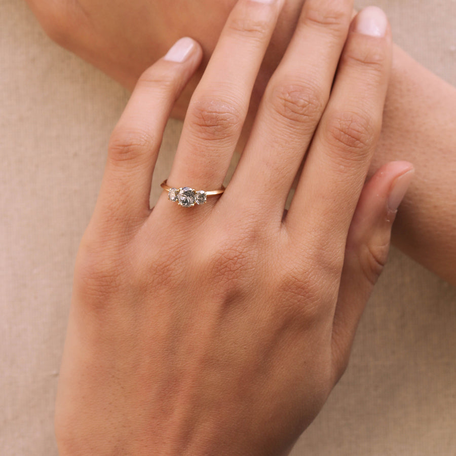 The Trinculo Ring by East London jeweller Rachel Boston | Discover our collections of unique and timeless engagement rings, wedding rings, and modern fine jewellery. - Rachel Boston Jewellery