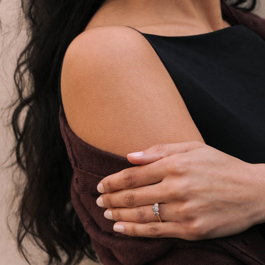 The Trinculo Ring by East London jeweller Rachel Boston | Discover our collections of unique and timeless engagement rings, wedding rings, and modern fine jewellery. - Rachel Boston Jewellery