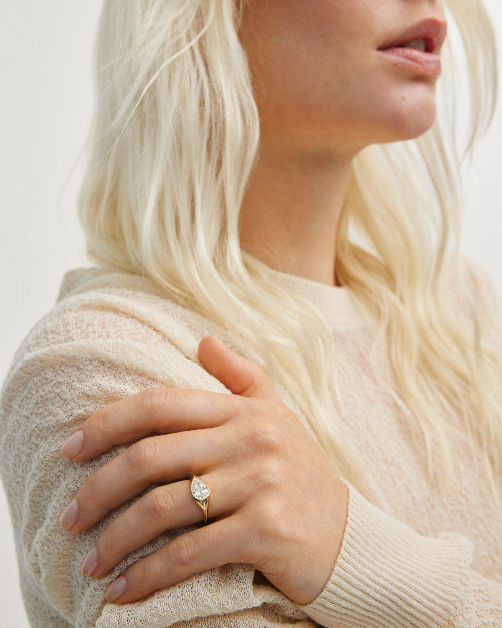The X - SILAS Ring by East London jeweller Rachel Boston | Discover our collections of unique and timeless engagement rings, wedding rings, and modern fine jewellery.