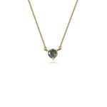 5mm Salt and Pepper Grey Diamond Necklace - 0.57ct