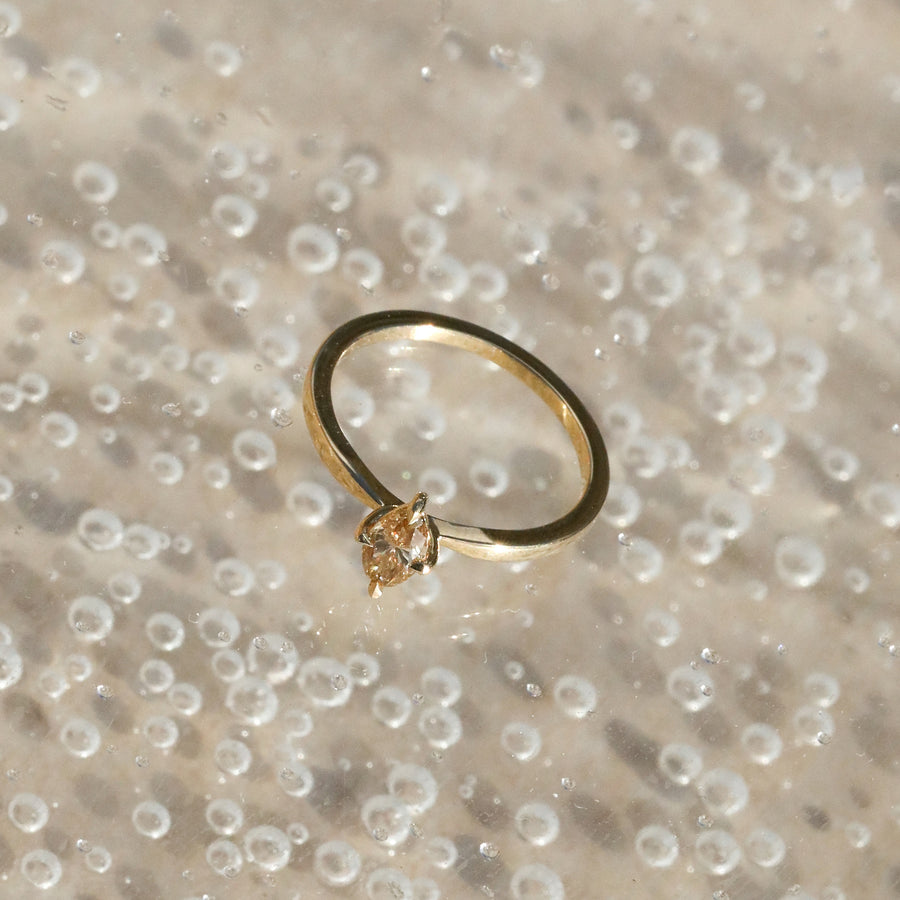 The Sezanne Ring by East London jeweller Rachel Boston | Discover our collections of unique and timeless engagement rings, wedding rings, and modern fine jewellery. - Rachel Boston Jewellery