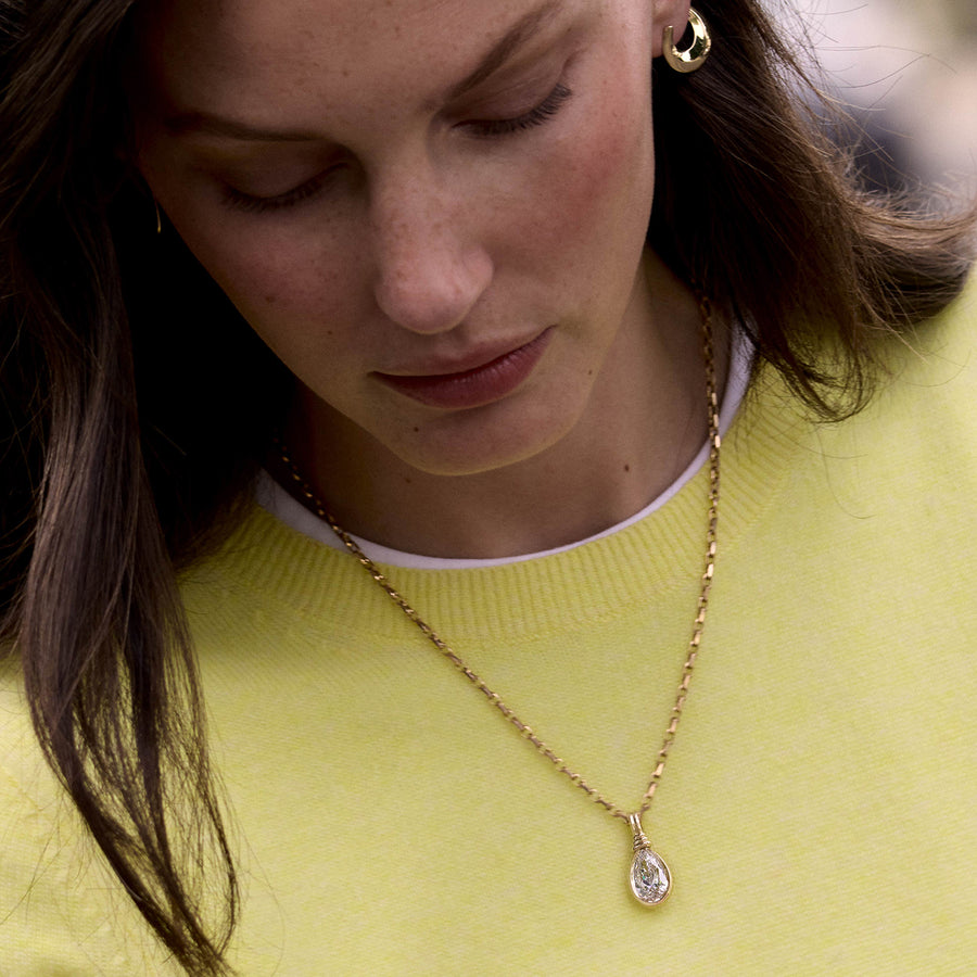 The BOUND Pendant by East London jeweller Rachel Boston | Discover our collections of unique and timeless engagement rings, wedding rings, and modern fine jewellery. - Rachel Boston Jewellery