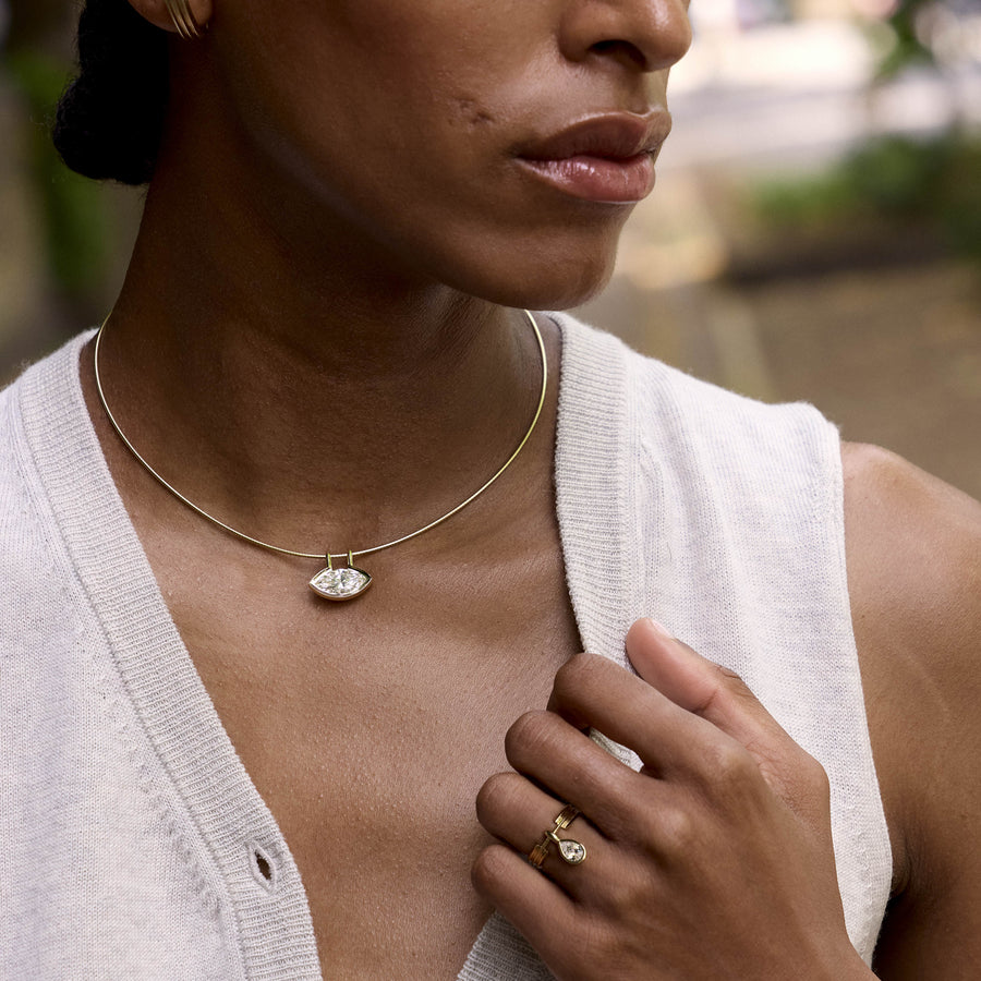 The INTERVAL Necklace by East London jeweller Rachel Boston | Discover our collections of unique and timeless engagement rings, wedding rings, and modern fine jewellery. - Rachel Boston Jewellery