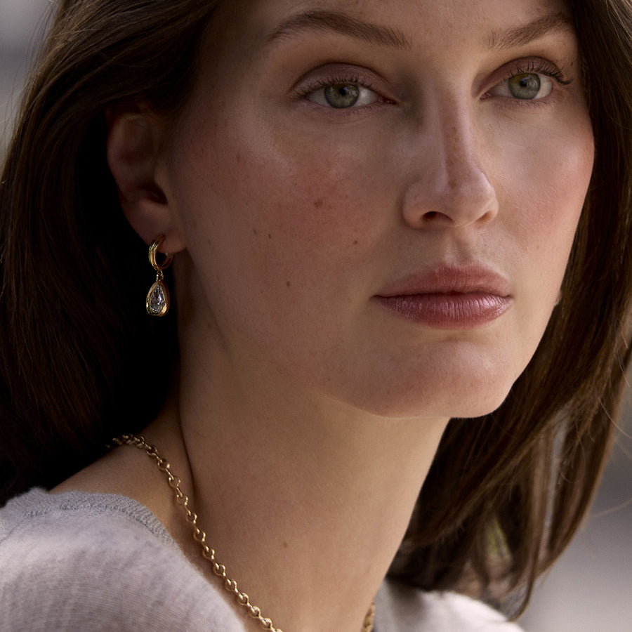 The LATTICE Necklace by East London jeweller Rachel Boston | Discover our collections of unique and timeless engagement rings, wedding rings, and modern fine jewellery. - Rachel Boston Jewellery