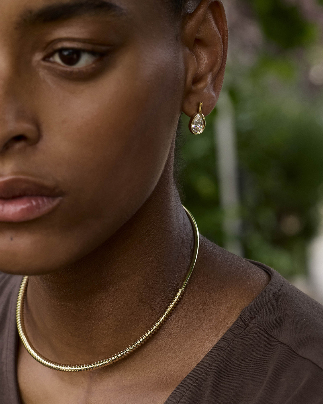 The Balance Earrings by East London jeweller Rachel Boston | Discover our collections of unique and timeless engagement rings, wedding rings, and modern fine jewellery.