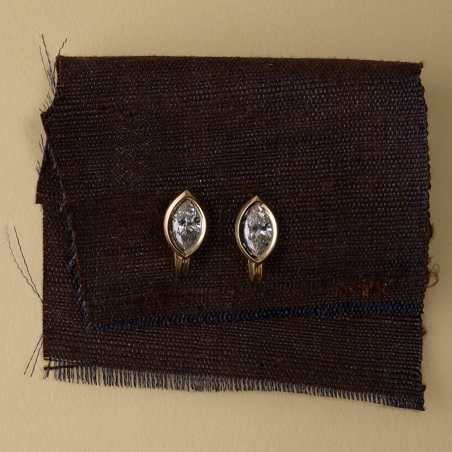 The TRACE Earrings by East London jeweller Rachel Boston | Discover our collections of unique and timeless engagement rings, wedding rings, and modern fine jewellery. - Rachel Boston Jewellery