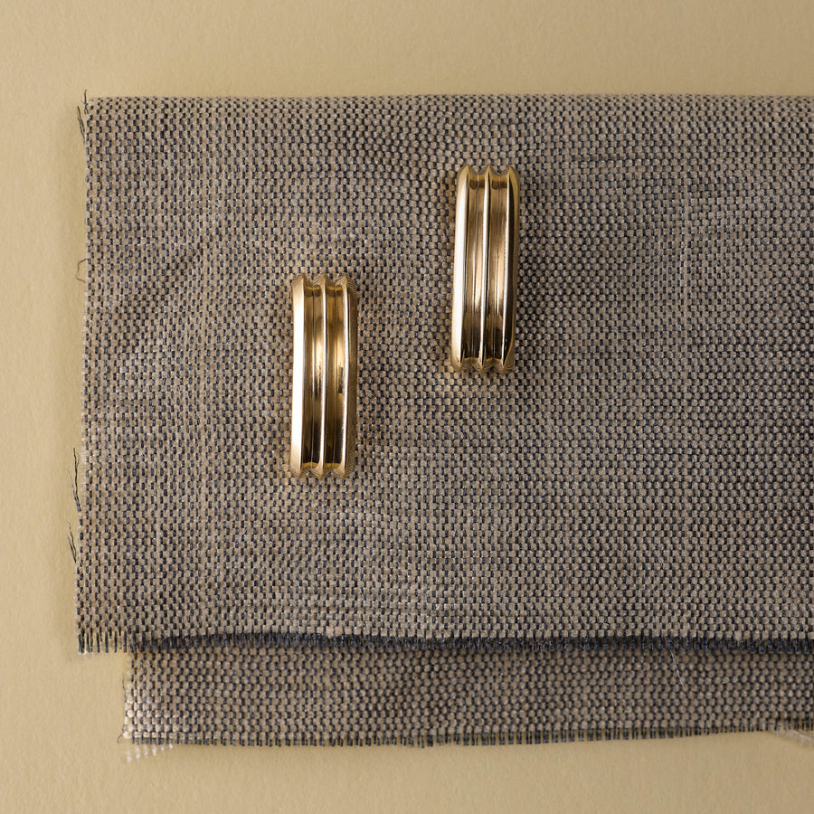 The LINE - TRIPLE Earrings by East London jeweller Rachel Boston | Discover our collections of unique and timeless engagement rings, wedding rings, and modern fine jewellery. - Rachel Boston Jewellery