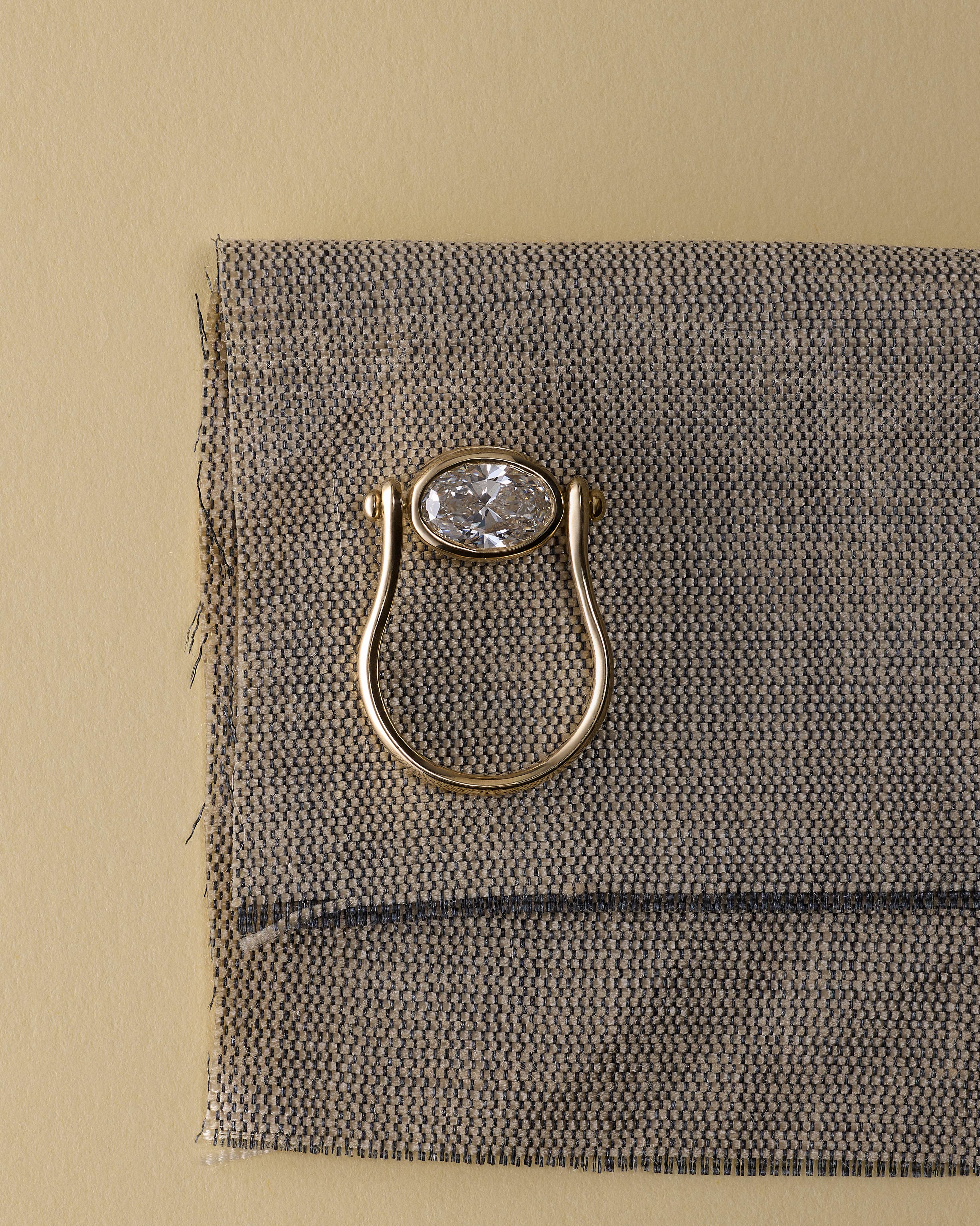 The Pivot Ring by East London jeweller Rachel Boston | Discover our collections of unique and timeless engagement rings, wedding rings, and modern fine jewellery.