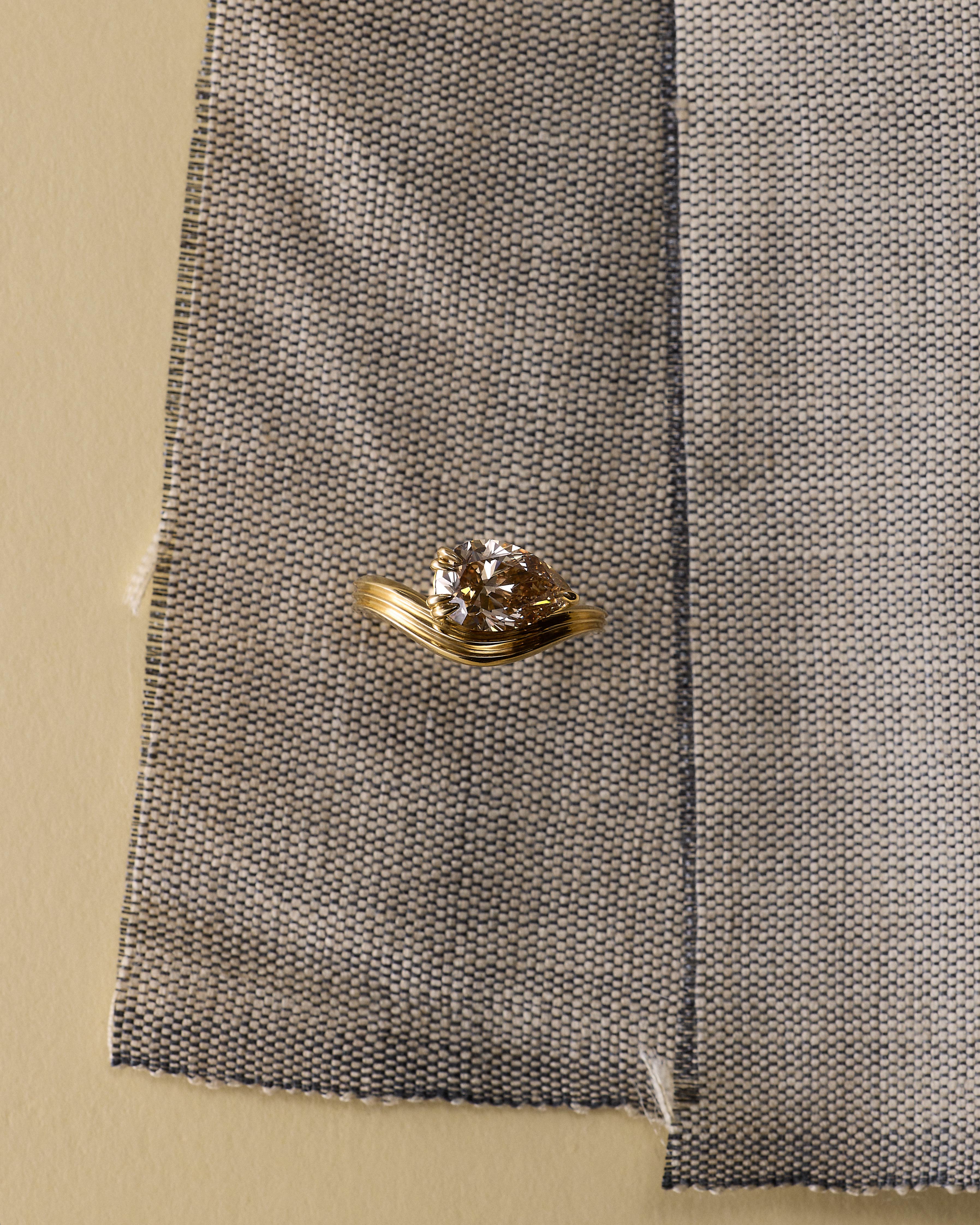 The Origin Ring by East London jeweller Rachel Boston | Discover our collections of unique and timeless engagement rings, wedding rings, and modern fine jewellery.