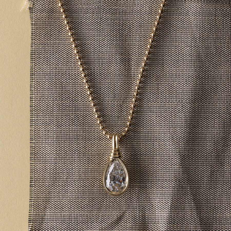 The BOUND Pendant by East London jeweller Rachel Boston | Discover our collections of unique and timeless engagement rings, wedding rings, and modern fine jewellery. - Rachel Boston Jewellery