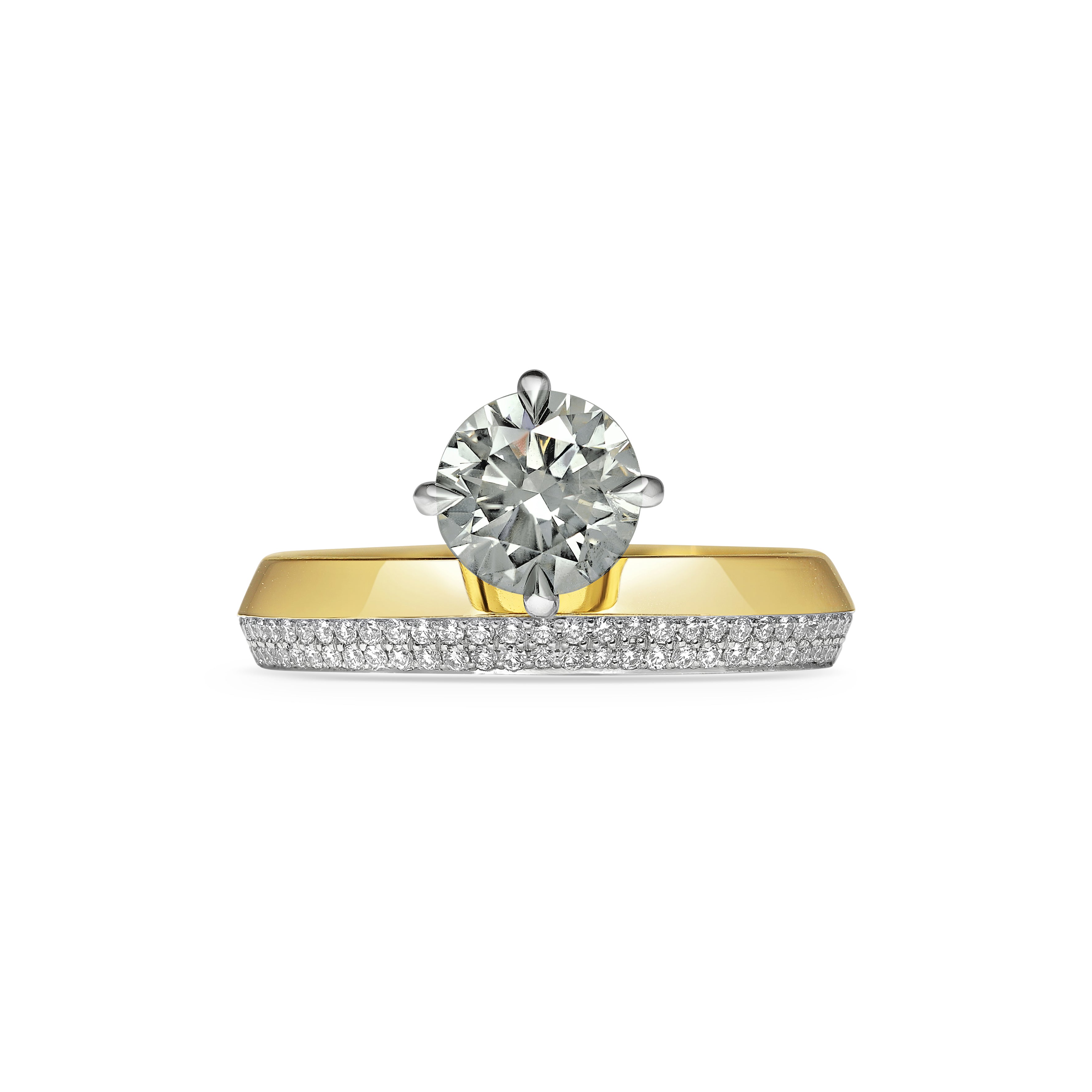 The Wilkin Ring by East London jeweller Rachel Boston | Discover our collections of unique and timeless engagement rings, wedding rings, and modern fine jewellery.