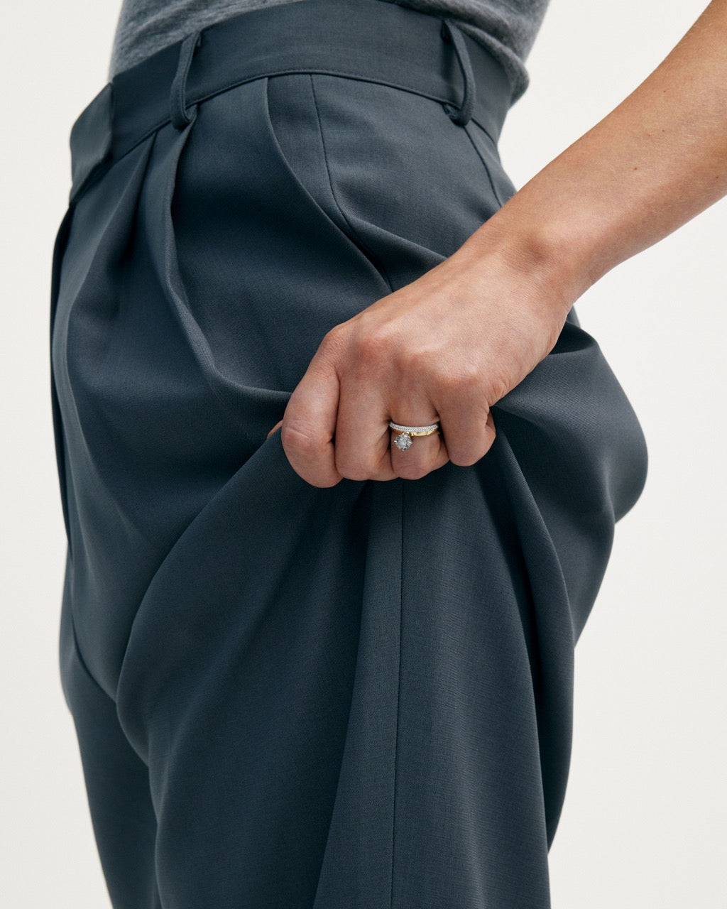 The Wilkin Ring by East London jeweller Rachel Boston | Discover our collections of unique and timeless engagement rings, wedding rings, and modern fine jewellery.