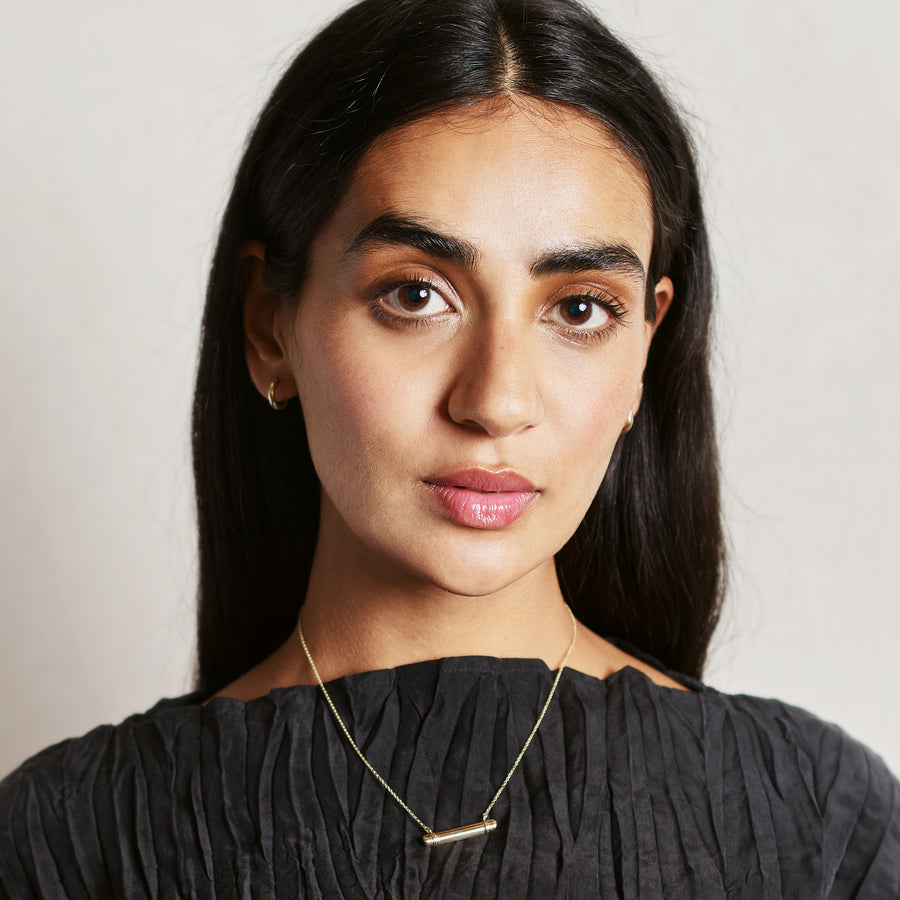 The Memento Necklace by East London jeweller Rachel Boston | Discover our collections of unique and timeless engagement rings, wedding rings, and modern fine jewellery. - Rachel Boston Jewellery