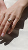 The X - Aurora Ring by East London jeweller Rachel Boston | Discover our collections of unique and timeless engagement rings, wedding rings, and modern fine jewellery.