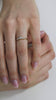 The Comet Arund Wedding Band by East London jeweller Rachel Boston | Discover our collections of unique and timeless engagement rings, wedding rings, and modern fine jewellery.