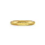 Slim Signet Tapered Ring