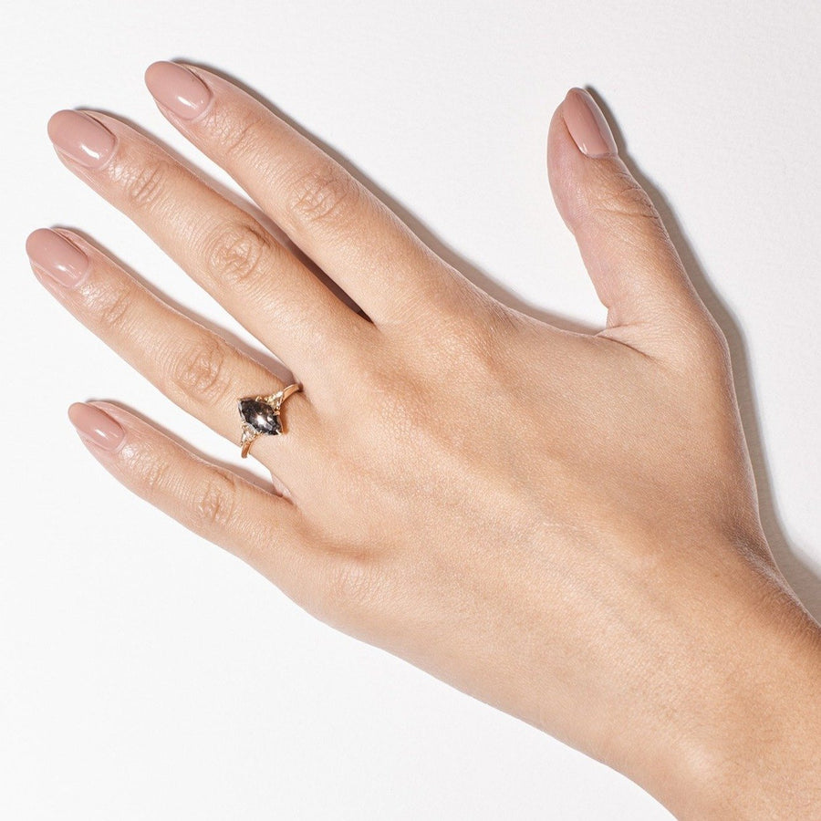 The X - Atlas Ring by East London jeweller Rachel Boston | Discover our collections of unique and timeless engagement rings, wedding rings, and modern fine jewellery. - Rachel Boston Jewellery
