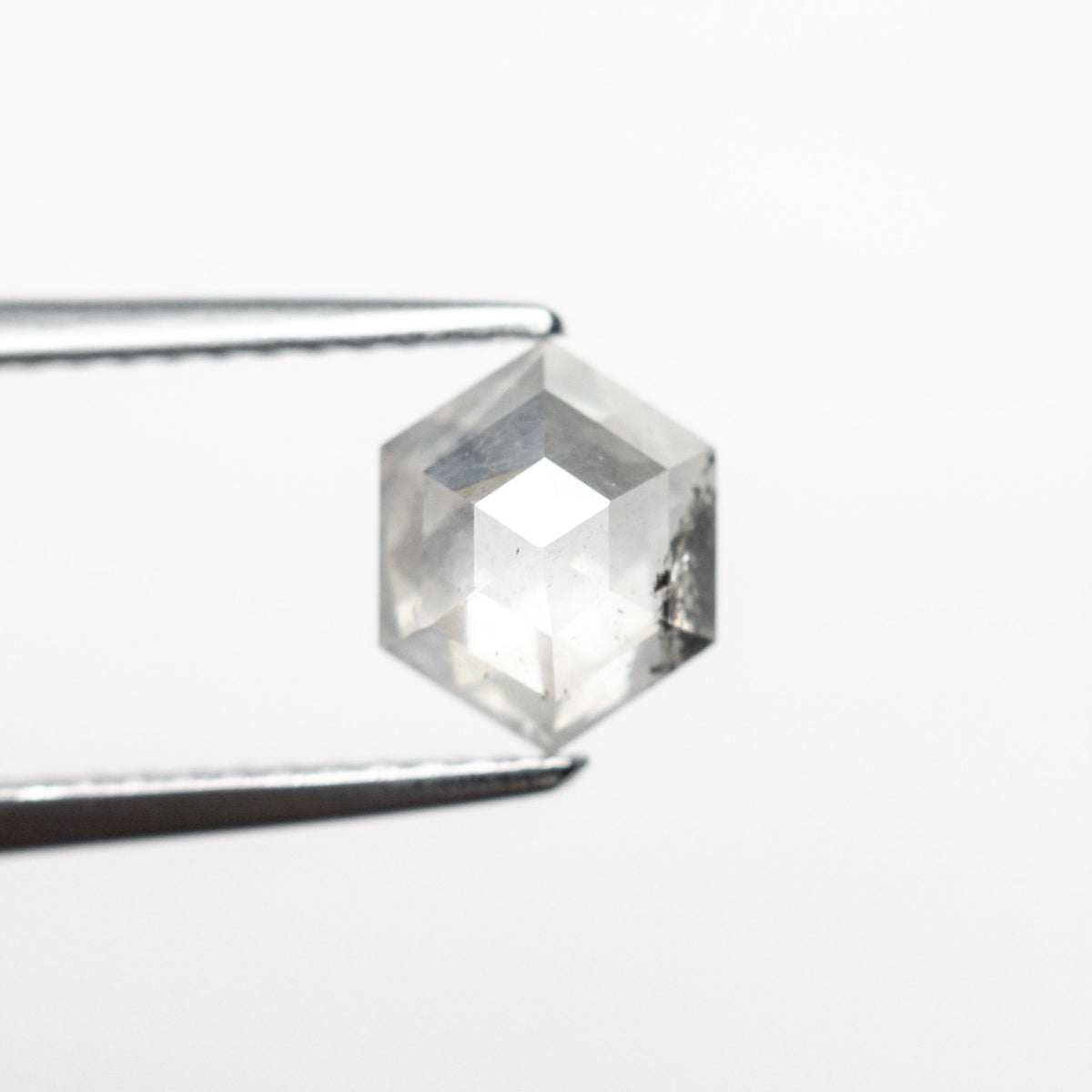 The 1.10ct 7.39x5.97x3.05mm Hexagon Rosecut 18386-08 by East London jeweller Rachel Boston | Discover our collections of unique and timeless engagement rings, wedding rings, and modern fine jewellery.