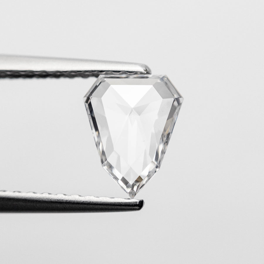 The 0.60ct 7.36x5.90x1.76mm Shield Rosecut 18496-03 by East London jeweller Rachel Boston | Discover our collections of unique and timeless engagement rings, wedding rings, and modern fine jewellery. - Rachel Boston Jewellery